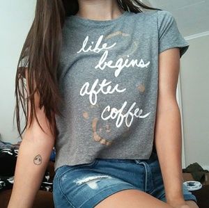 Bethany Mota Life Begins After Coffee shirt